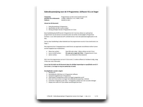 V-Programmer 2.0 Software Manual