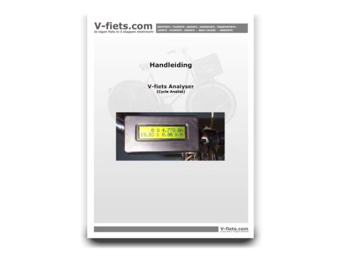 V-bike Analyser Manual (Dutch) (2008-2009)