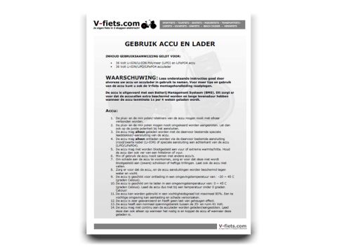 Acculader  Handleiding (download)